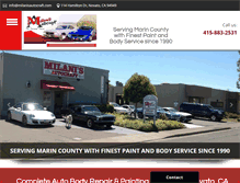 Tablet Screenshot of milanisautocraft.com